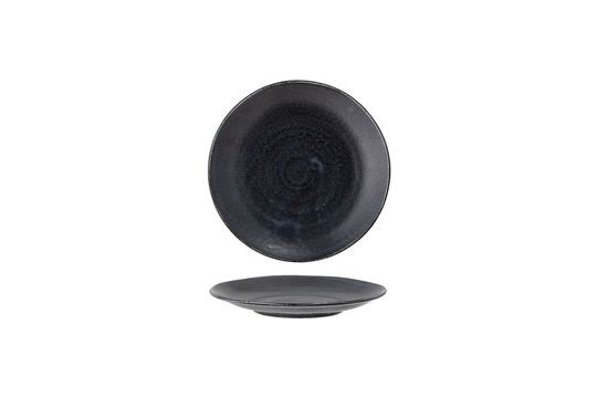 Piatto in porcellana nera 24 cm Yoko