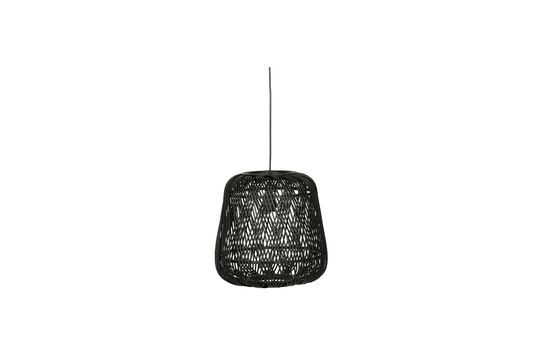 Piccola lampada in bambù nero Moza
