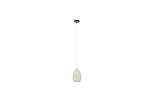 Piccola sospensione in alluminio beige Aysa
