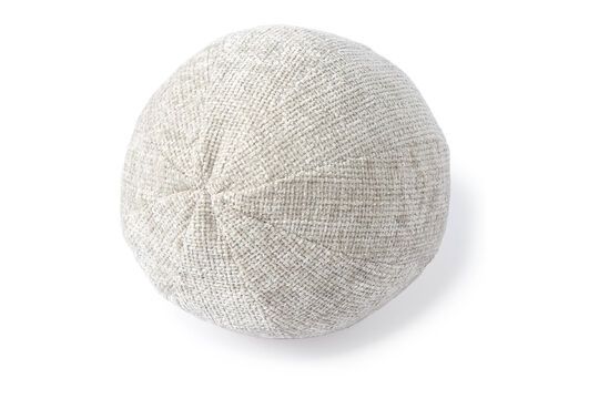 Piccolo cuscino bianco Ball Foto ritagliata
