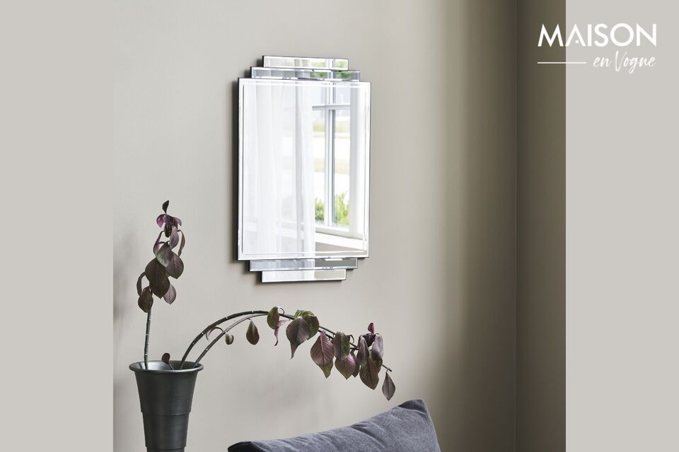 Piccolo specchio Deco grigio House Doctor