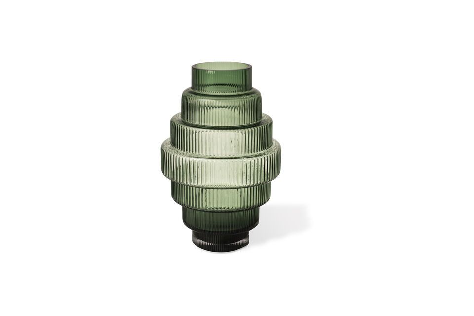 Piccolo vaso di vetro verde Steps Pols Potten