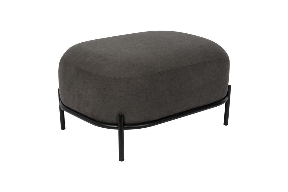 Polly Pouf grigio White Label