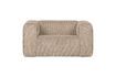 Miniatura Poltrona a coste Beige Bean 1