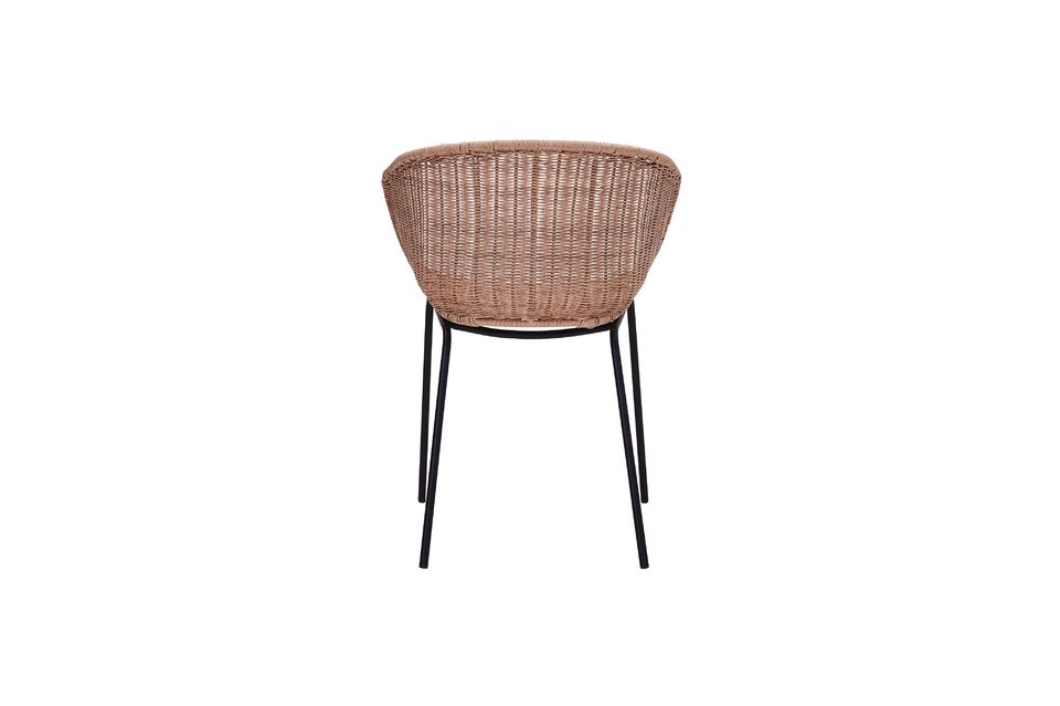 Poltrona Hapur in vimini beige - 4