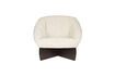 Miniatura Poltrona in tessuto beige Emilius 8