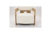 Miniatura Poltrona in tessuto bouclé beige Oolong 7