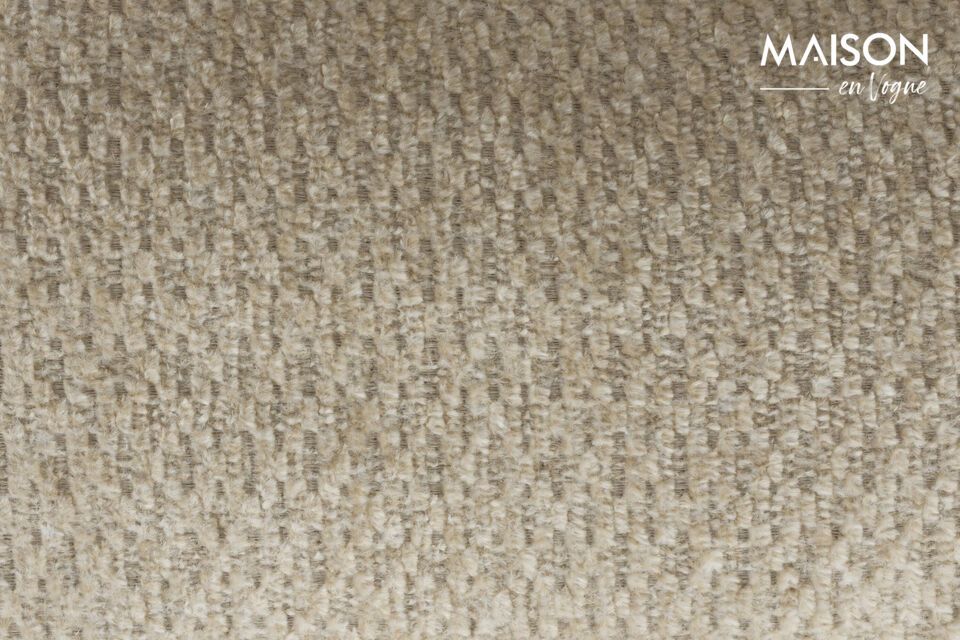 Immergetevi nella morbidezza avvolgente della poltrona in multistrato di eucalipto beige Philly