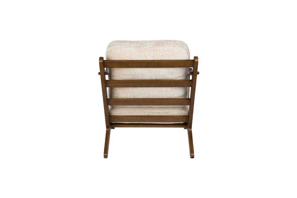 Poltrona in velluto beige Washington - 11
