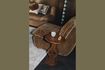 Miniatura Poltrona in velluto marrone Radley 2