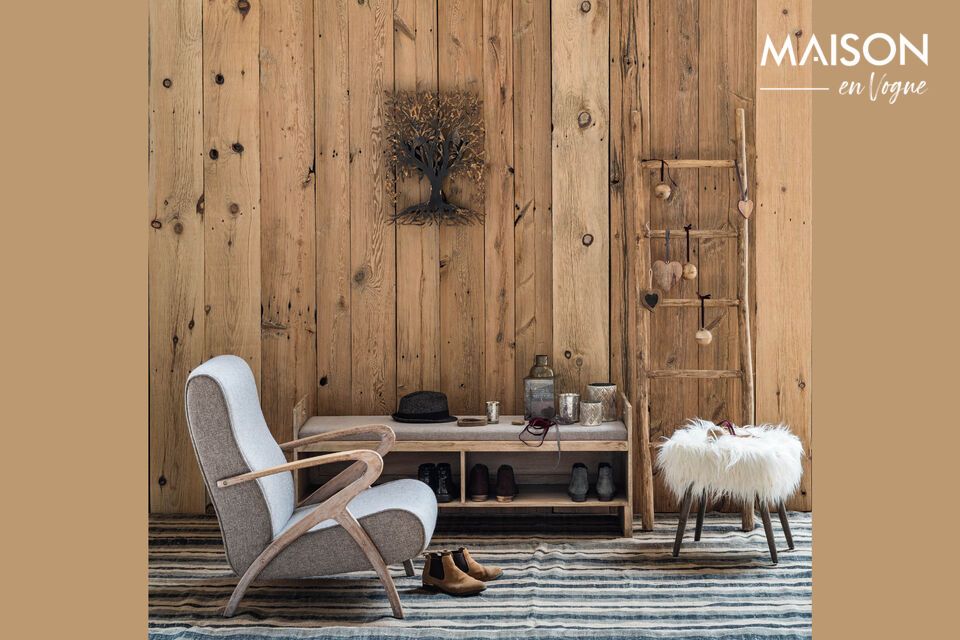 Eleganza robusta e comfort in rovere tortora.
