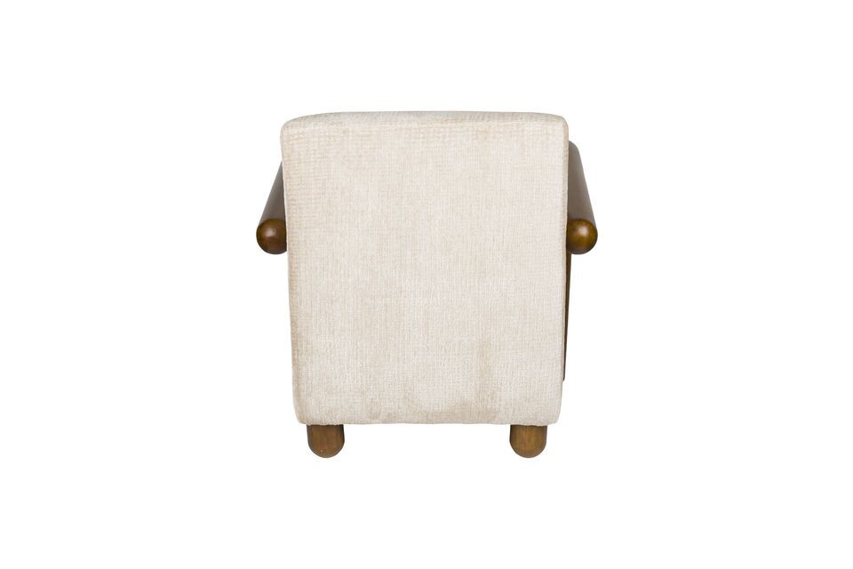 Poltrona Robinson in Velluto Beige - 6