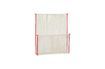 Miniatura Portariviste String Wall in cotone beige 1