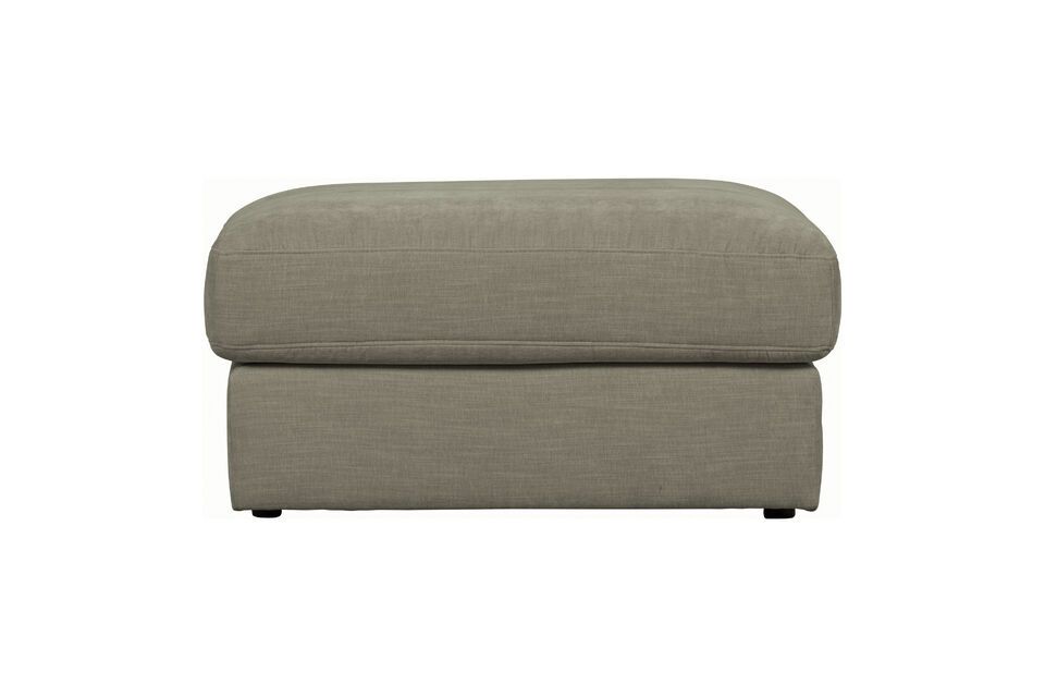 Con cinque tonalità di grigio, questo divano dona un tocco di calore al vostro salotto