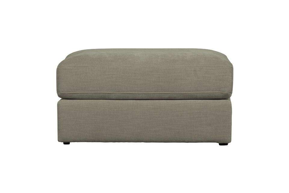 Pouf famiglia in tessuto grigio chiaro Vtwonen