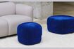 Miniatura Pouf grande in velluto blu Circus 2