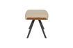 Miniatura Pouf in pelle PU beige Frie 1
