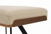 Miniatura Pouf in pelle PU beige Frie 7