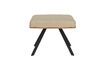 Miniatura Pouf in pelle PU beige Frie 5