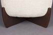 Miniatura Pouf in tessuto beige Emilius 3