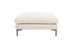 Miniatura Pouf in tessuto crema Summer 1