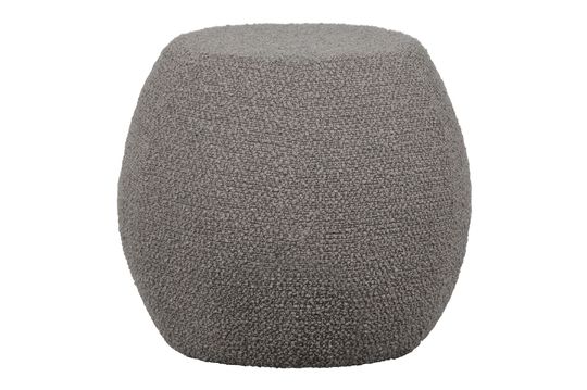 Pouf in tessuto grigio chiaro Bubble