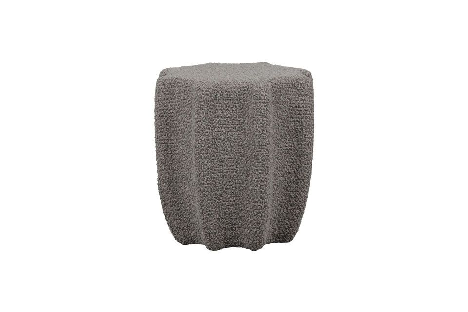 Pouf in tessuto Star grigio chiaro Vtwonen