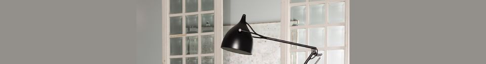 Materiali prima di tutto Reader Lampada da terra nero opaco