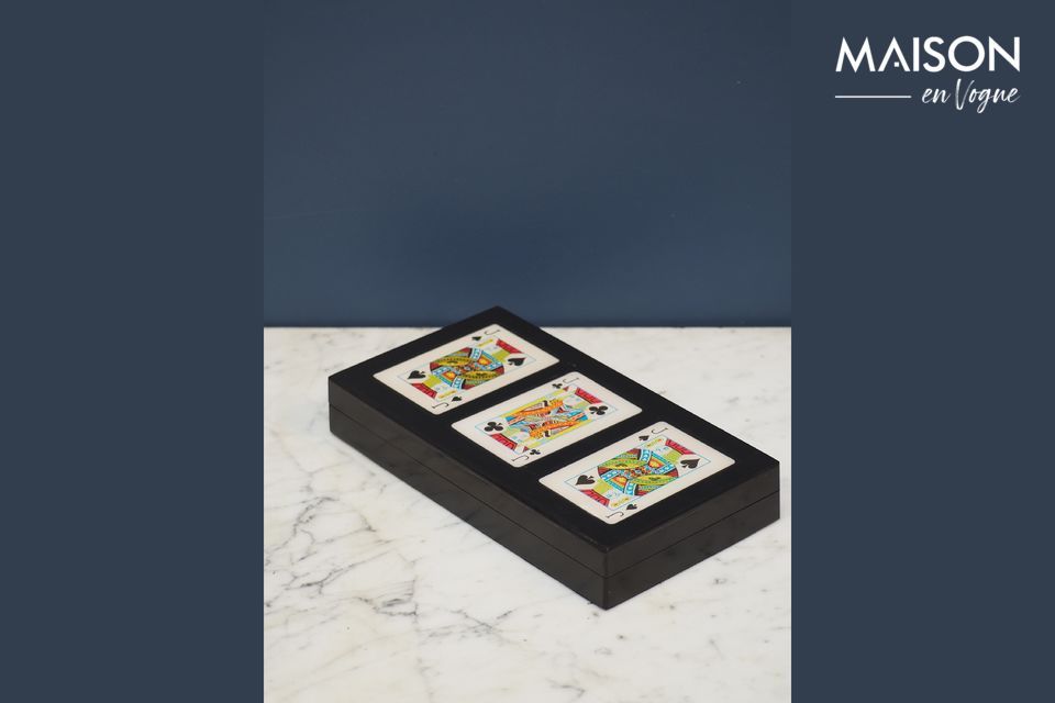 Rezza Scatola colorata di 3 mazzi di carte Chehoma