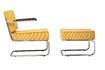 Miniatura Ridge Rib sedia a sdraio gialla con braccioli 2