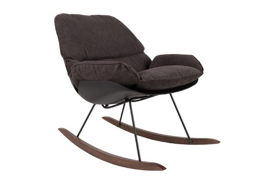 Rocky Sedia Lounge Chair Dark Foto ritagliata