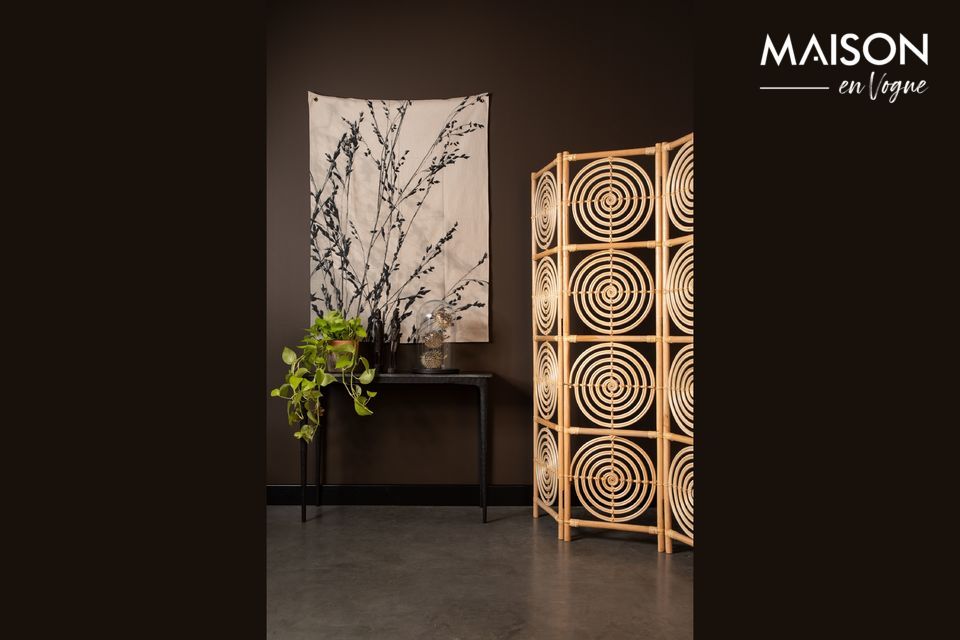 Schermo in rattan naturale