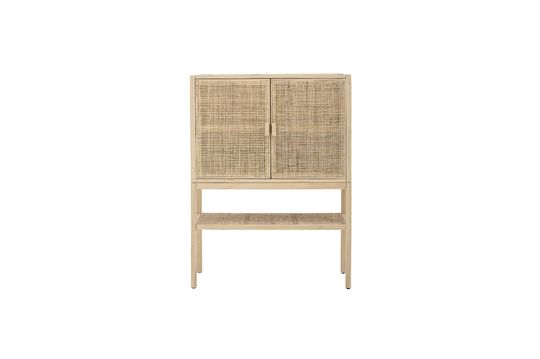 Sanna buffet in pino e rattan naturale