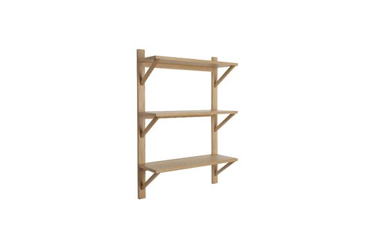 Scaffale da parete in legno beige Triarch