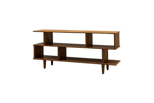 Scaffale in legno scuro Zag