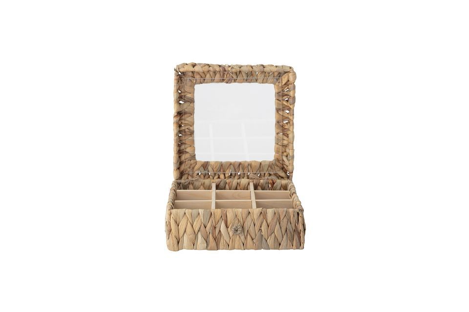 Scatola portaoggetti con coperchio Iden Bloomingville