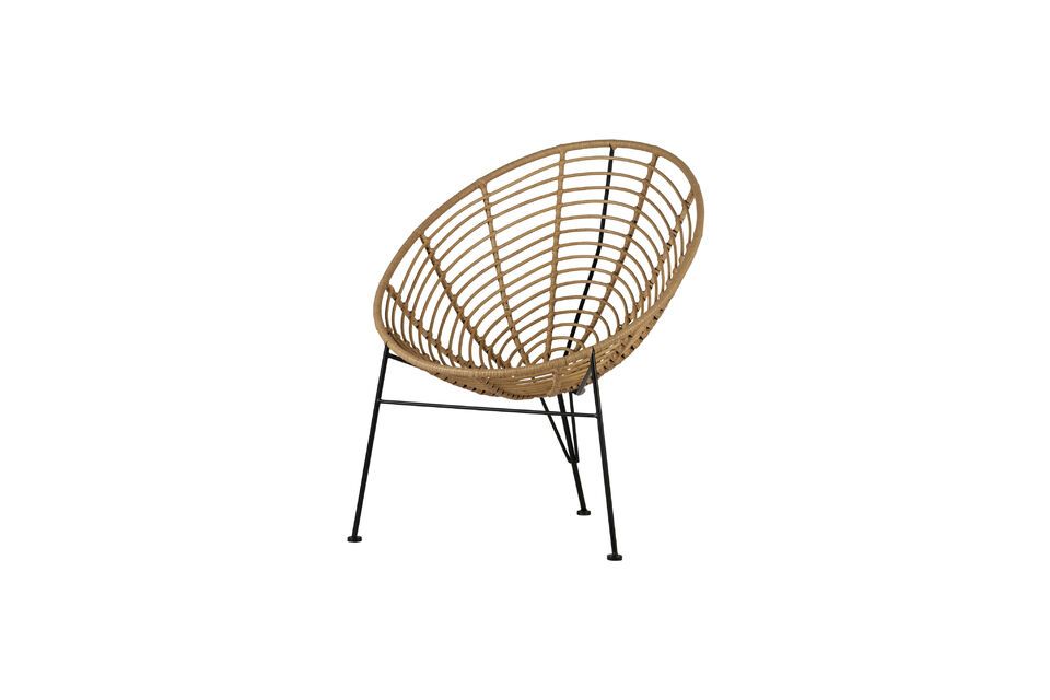 Sedia da esterno Jane Beige Woood