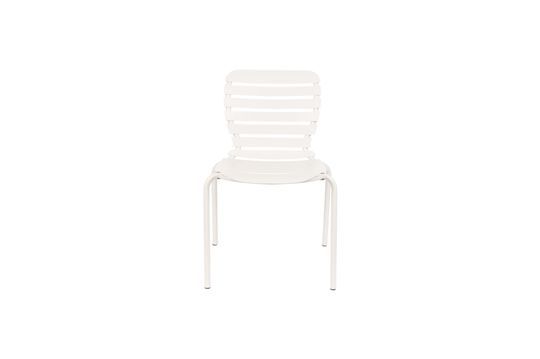 Sedia da giardino in alluminio bianco Vondel