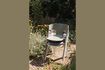 Miniatura Sedia da giardino in plastica beige Horizon 1