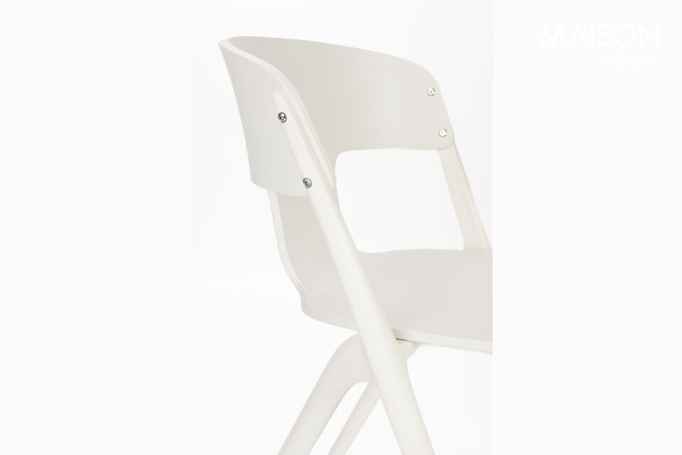 Sedia da giardino in plastica beige Horizon - 10