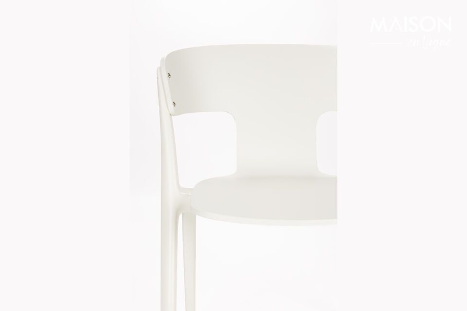 Sedia da giardino in plastica beige Horizon - 9