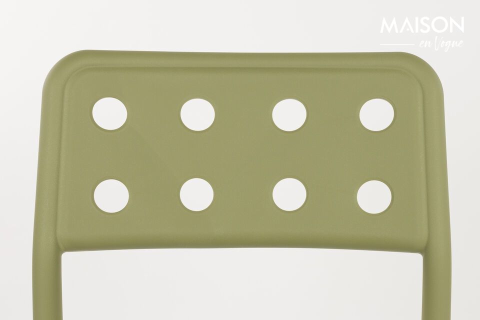 Sedia da giardino in plastica polipropilene verde Serra - 12