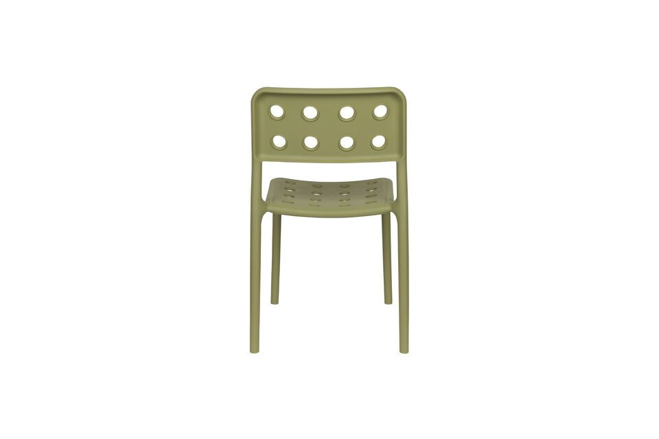 Sedia da giardino in plastica polipropilene verde Serra - 8