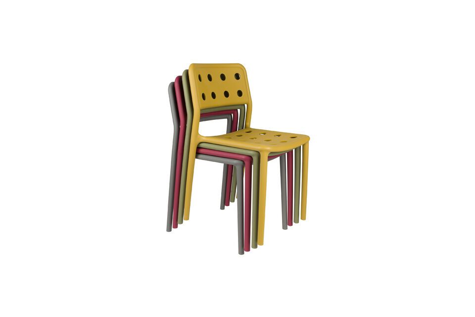 Sedia da giardino in plastica polipropilene verde Serra - 9