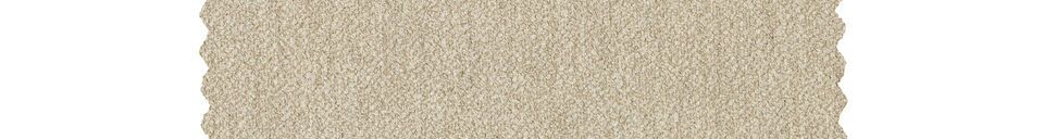 Materiali prima di tutto Sedia Force beige effetto pelle di pecora