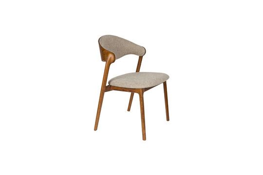 Sedia in legno massello di faggio beige Babington Foto ritagliata