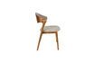 Miniatura Sedia in legno massello di faggio beige Babington 10
