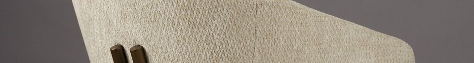 Materiali prima di tutto Sedia in multistrato di eucalipto beige Naida