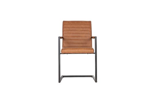 Sedia in poliuretano cognac Fondo