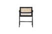 Miniatura Sedia in rattan e legno nero Gunn 5